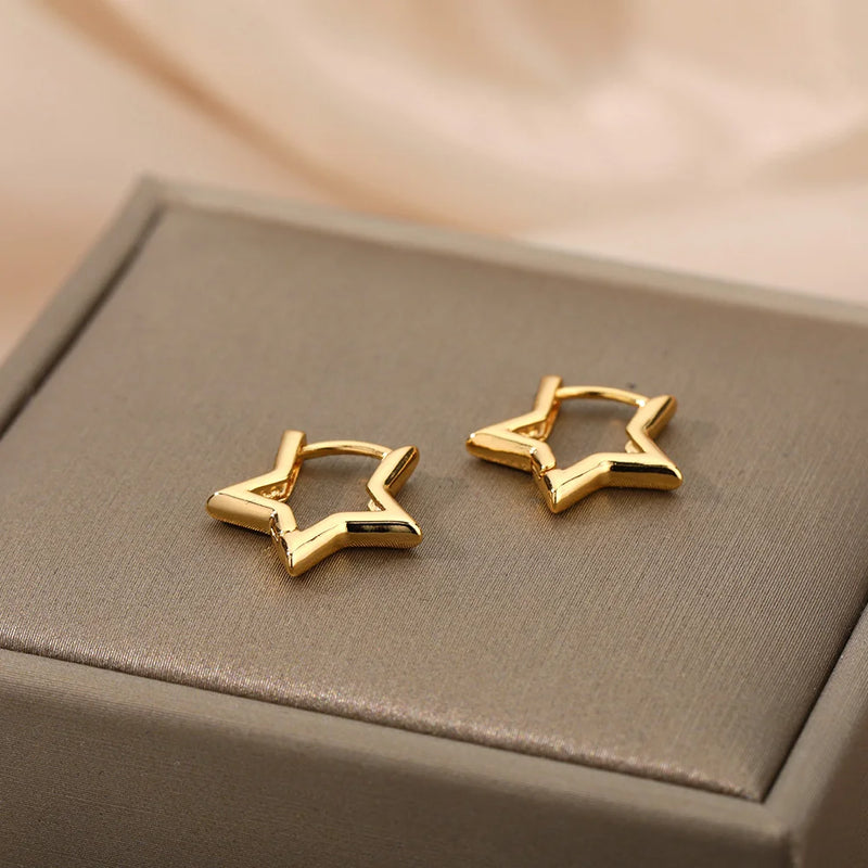 Brincos Luxury Star - Argolas Minimalistas em Aço Inoxidável (2025)
Descubra o brilho moderno com os Brincos Luxury Star, o acessório perfeito para mulheres e meninas que adoram um estilo Y2K elegante e minimalista. Fabric