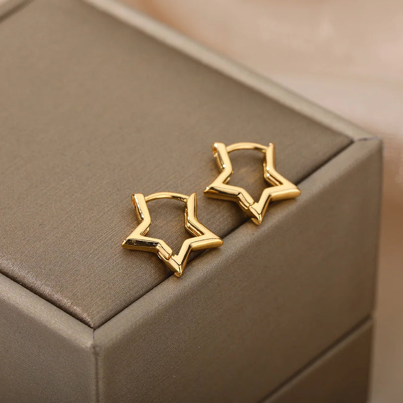 Brincos Luxury Star - Argolas Minimalistas em Aço Inoxidável (2025)
Descubra o brilho moderno com os Brincos Luxury Star, o acessório perfeito para mulheres e meninas que adoram um estilo Y2K elegante e minimalista. Fabric