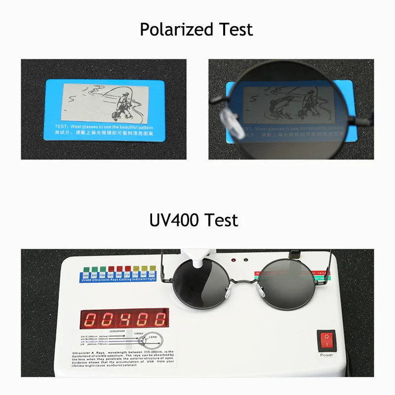 Óculos de Sol Redondos Retro Vintage – Lentes Polarizadas UV400
Design intemporal e cheio de estilo! Estes óculos de sol com armação metálica leve combinam o charme retro com a proteção moderna. Ideais para homens e