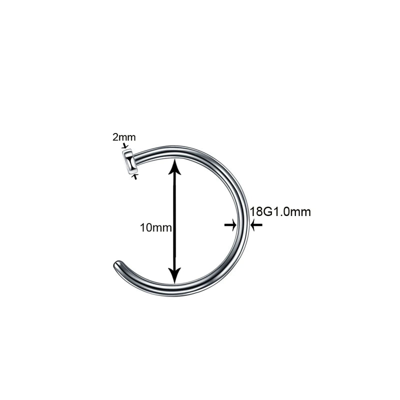 Aro de Nariz em Titânio Preto – Estilo Clicker Sem Emenda
Descubra o equilíbrio perfeito entre estilo e conforto com este aro de nariz sem emenda em aço titânio preto. Versátil e elegante, é ideal para diversas perfur