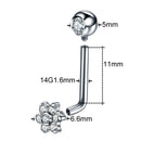 1PC Piercing Vertical de Capuz (VCH) em Titânio – Design de Flor com Pedra Opala | Sexy & Elegante | Também para Lábio ou Sobrancelha
Descubra este piercing íntimo feminino com design delicado de flor e pedra opala. Fab