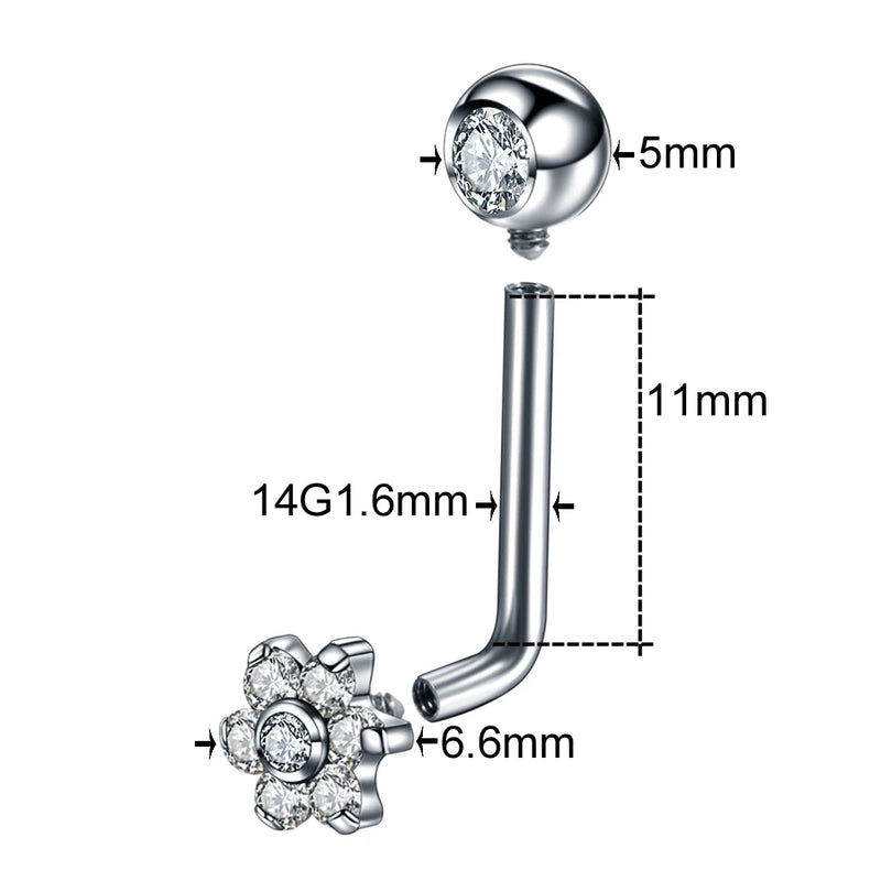 1PC Piercing Vertical de Capuz (VCH) em Titânio – Design de Flor com Pedra Opala | Sexy & Elegante | Também para Lábio ou Sobrancelha
Descubra este piercing íntimo feminino com design delicado de flor e pedra opala. Fab