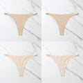 Pack com 4 Calcinhas Sexy em Seda Gelada – Estilo Tanga sem Costuras
Sinta o conforto e a sensualidade todos os dias com este conjunto de 4 calcinhas ultra suaves. Feitas em seda gelada de alta qualidade, estas tangas ofer