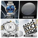 Relógio Masculino OLEVS Original – Elegância, Precisão e Exclusividade
Descubra o verdadeiro símbolo de sofisticação com o Relógio OLEVS Original. Equipado com movimento de quartzo de alta precisão, este relógio of