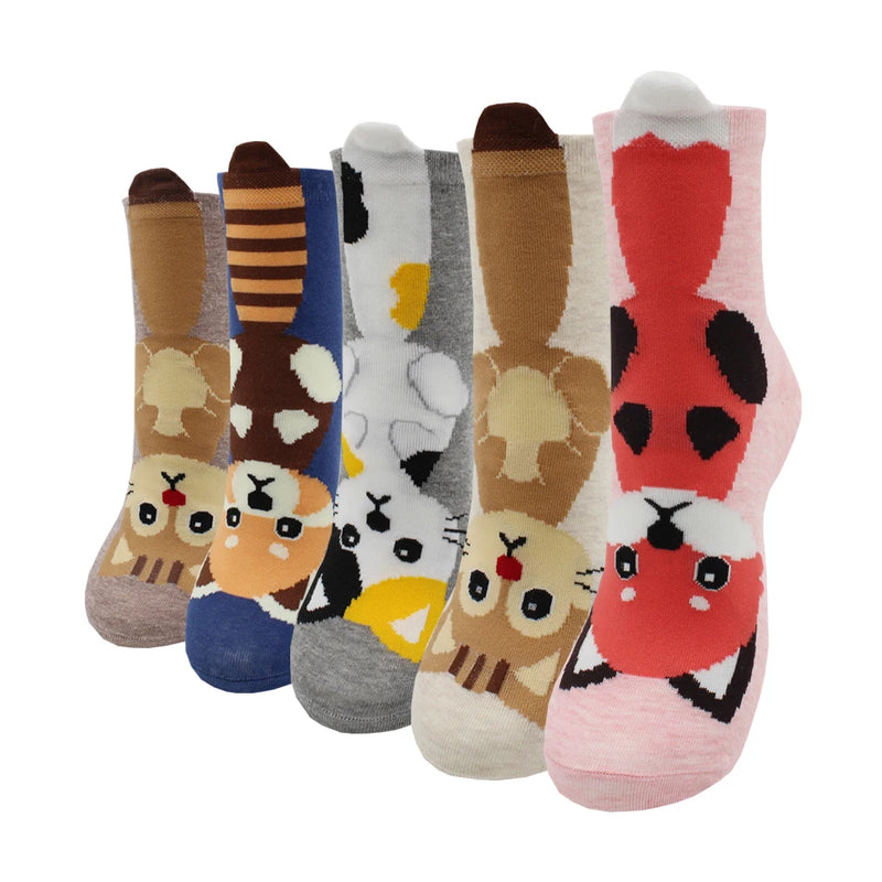 Pack 5 Pares de Meias de Algodão Coloridas Kawaii – Estilo Fofo e Confortável para Mulheres

Descubra o toque perfeito de conforto e estilo com este conjunto de 5 pares de meias de algodão coloridas, com designs kawaii s