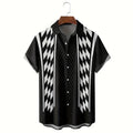 Camisa Masculina Estilo Havaiano com Estampa Étnica – Verão Casual Oversized
Destaque-se com esta camisa masculina de verão, perfeita para quem procura conforto e estilo com um toque ousado.
Com estampa gráfica étnica