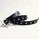 Cinto Estilo Punk com Fivela – Detalhes Estrela e Design Versátil
Adiciona um toque ousado e moderno ao teu look com este cinto decorativo em estilo punk, com fivela metálica resistente e múltiplos furos ajustáveis. O d