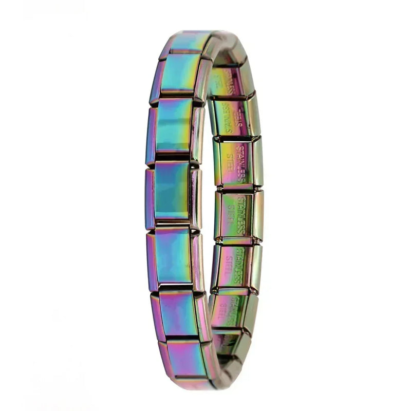 Pulseira Italiana Elástica com Charme – Hapiship
Estilo clássico com um toque moderno

Descubra a elegância atemporal da pulseira de charme italiana Hapiship, com design elástico e acabamento refinado em aço inoxidáve
