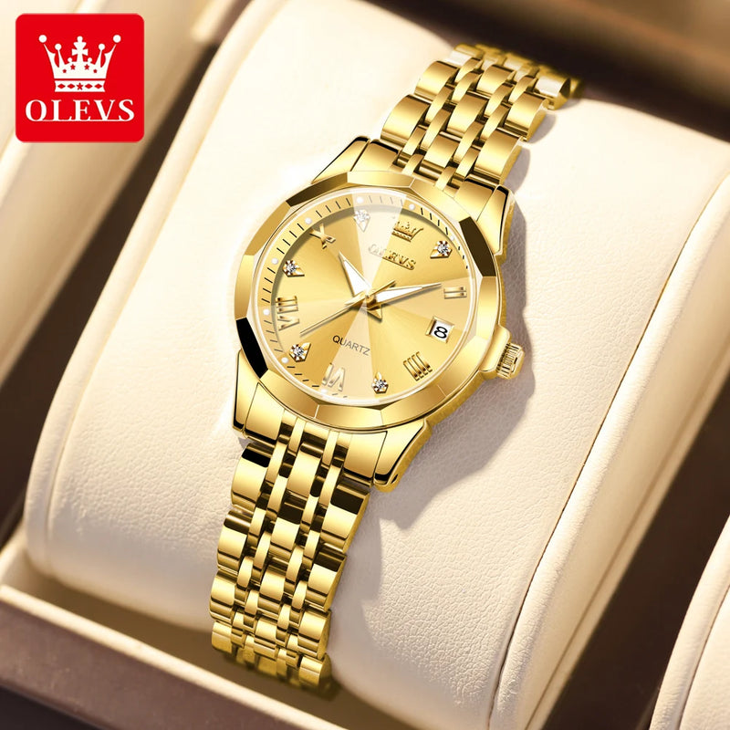 Relógio Feminino OLEVS — Elegância e Brilho em Cada Detalhe
Descubra o charme dos Relógios OLEVS para Mulheres, onde o luxo encontra a sofisticação. Com design em espelho losango, este relógio original de quartzo comb