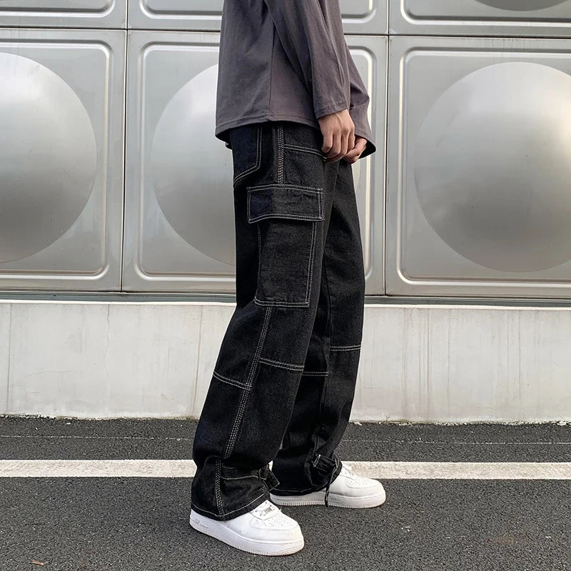 Calças Cargo Masculinas em Denim – Estilo Wide Leg, Casual e Retrô

Descubra o conforto e a autenticidade das nossas calças cargo masculinas em jeans, com corte wide leg inspirado na cultura Hip Hop e streetwear. Perfeit