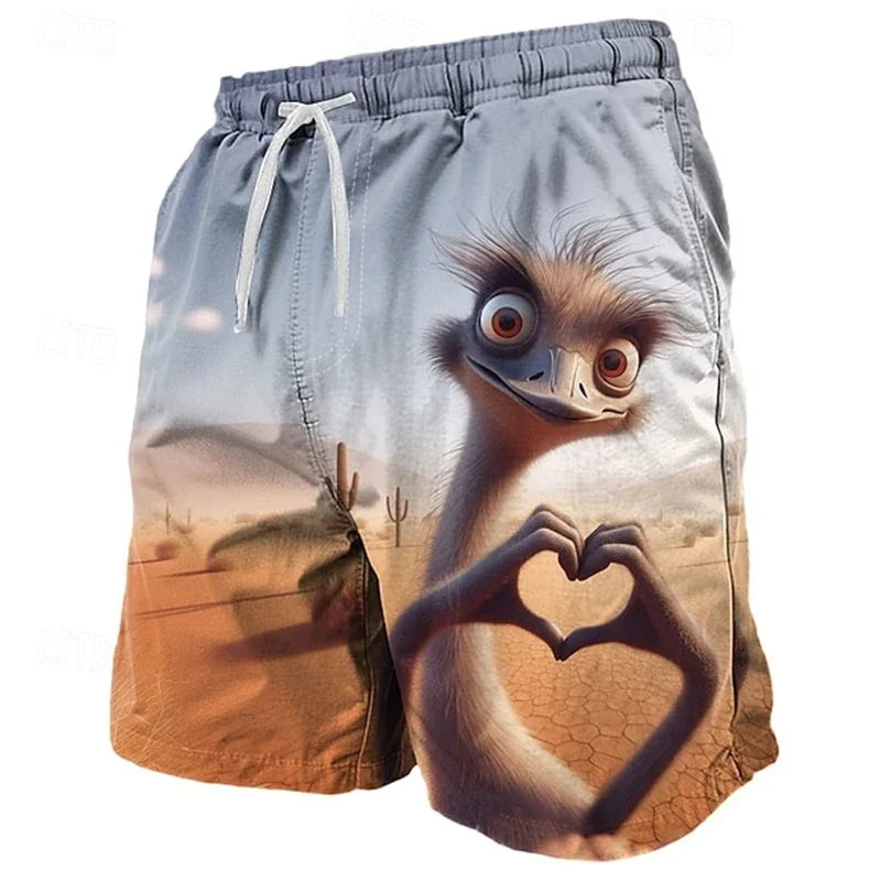 Bermuda de Praia Unissexo com Estampa Animal 3D – Estilo, Conforto e Diversão para o Verão!
Leva o teu look de verão a outro nível com esta bermuda unissexo com estampas de animais em impressão 3D super vibrante!
Ideal