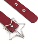 Cinto Estilo Punk com Fivela – Detalhes Estrela e Design Versátil
Adiciona um toque ousado e moderno ao teu look com este cinto decorativo em estilo punk, com fivela metálica resistente e múltiplos furos ajustáveis. O d