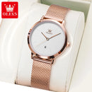 Relógio de Luxo Feminino OLEVS em Ouro Rosé – Elegância e Sofisticação no Seu Pulso
Descubra o charme atemporal do Relógio de Pulso OLEVS, desenhado especialmente para mulheres que valorizam a elegância discreta. Com