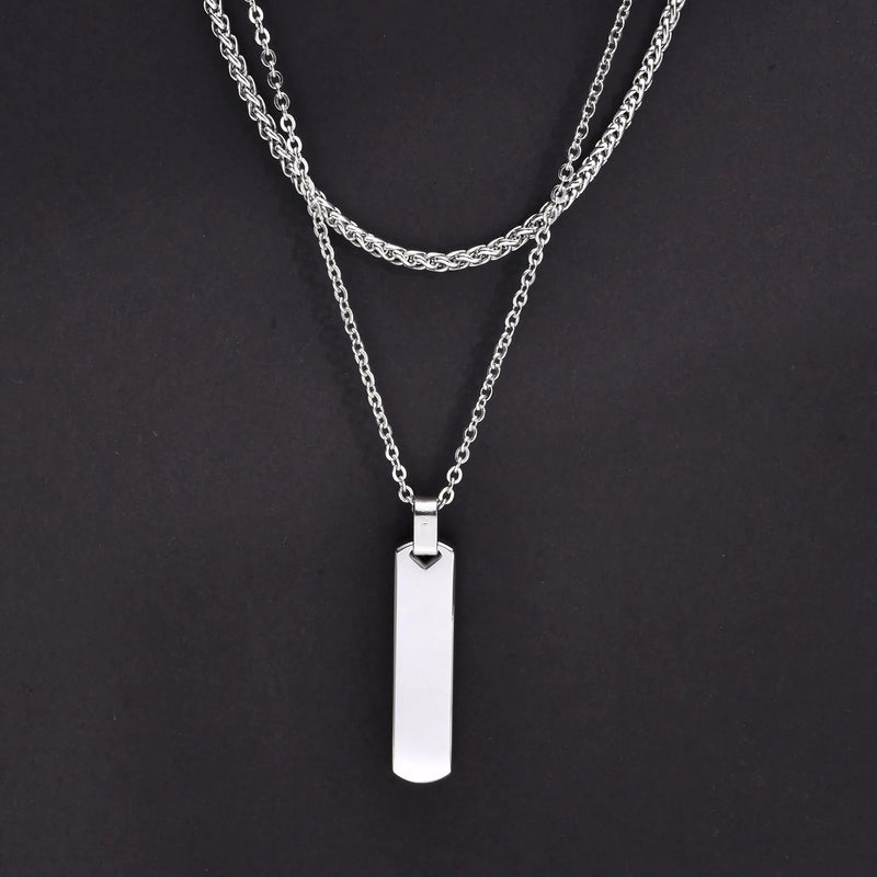 Descrição Melhorada:
Conjunto de Colares Masculinos Estilo Empilhado – Elegância Moderna e Atitude Urbana

Descubra este conjunto exclusivo de colares empilhados para homens e rapazes, que combina uma corrente cubana em