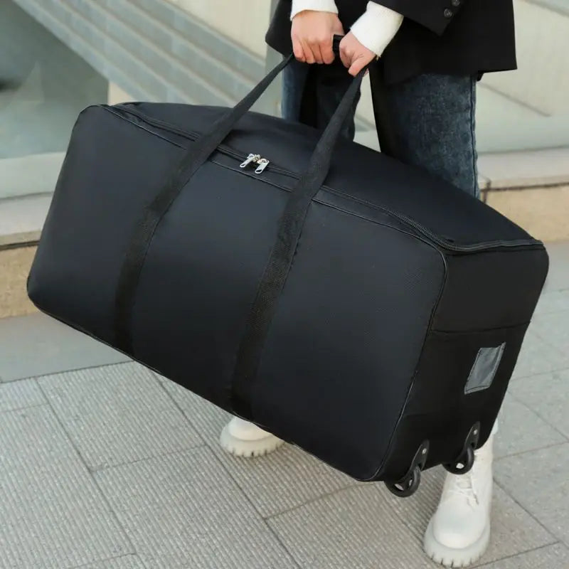 Bolsas Dobráveis com Rodas para Armazenamento de Bagagem – Grande Capacidade, Expansível e Fácil de Transportar

Descubra a praticidade destas bolsas dobráveis com rodas, ideais para transportar a sua bagagem de mão co