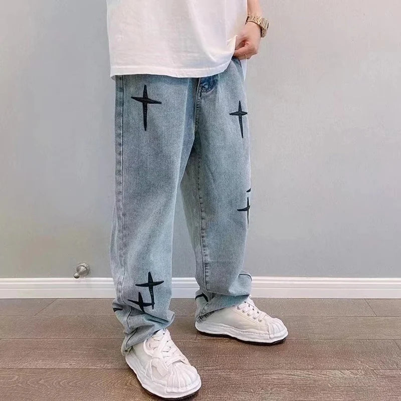 Calças Cargo Jeans Masculinas Vintage em Denim – Estilo Casual Largo com Estampas de Designer Estrela – Perfeitas para Streetwear

Descubra o equilíbrio ideal entre conforto e estilo com estas calças cargo jeans mascul