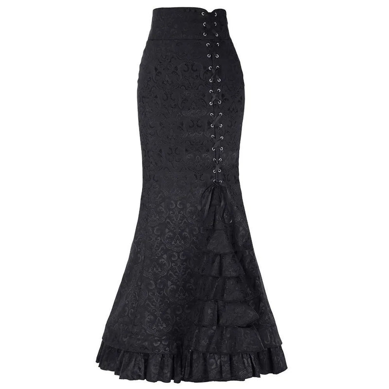 Saia Vintage de Cintura Alta com Babados e Laço – Estilo Inglês Elegante
Eleva o teu estilo com esta saia de cintura alta, delicadamente ajustada para realçar a silhueta com charme e sofisticação. Com babados elegantes