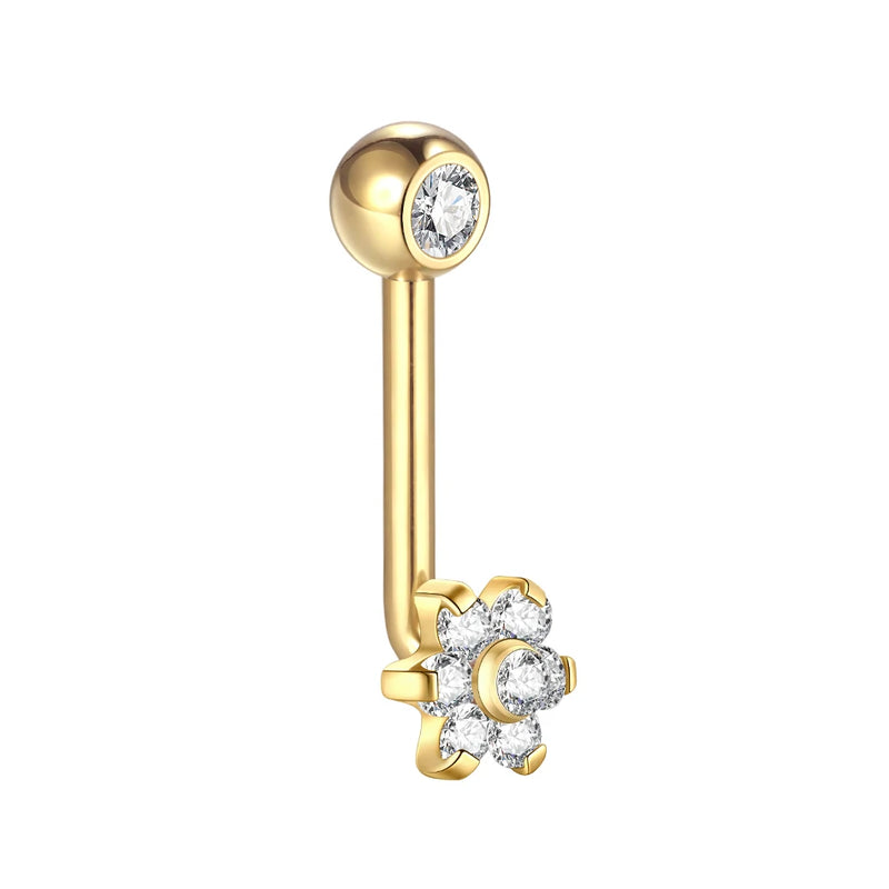 1PC Piercing Vertical de Capuz (VCH) em Titânio – Design de Flor com Pedra Opala | Sexy & Elegante | Também para Lábio ou Sobrancelha
Descubra este piercing íntimo feminino com design delicado de flor e pedra opala. Fab