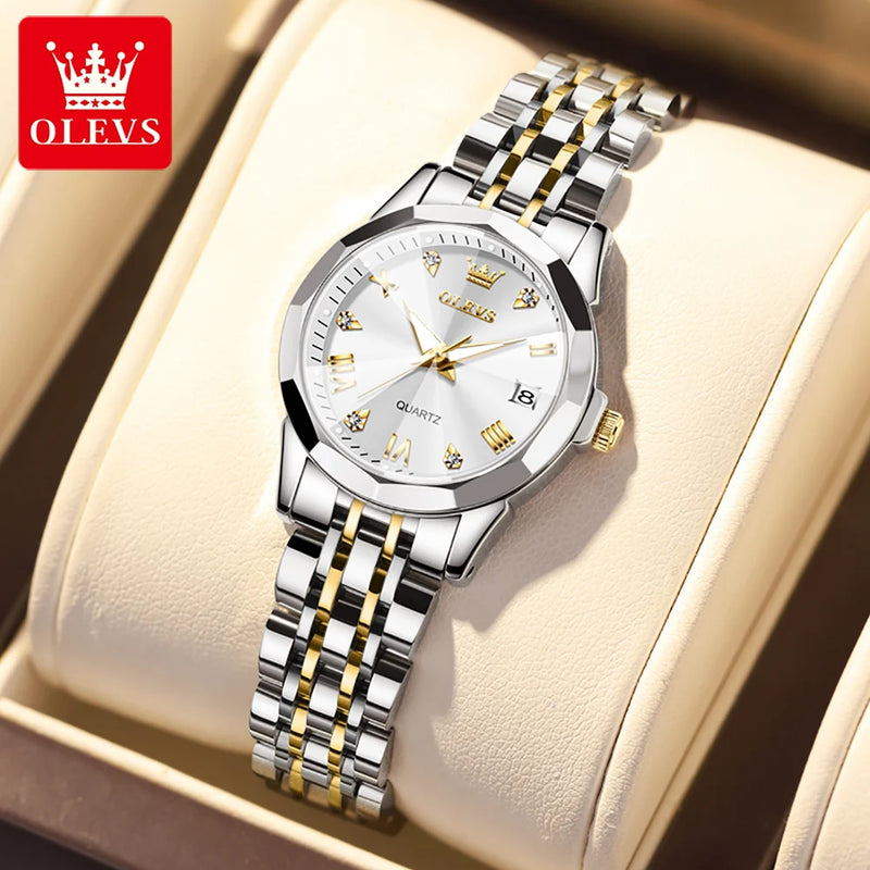 Relógio Feminino OLEVS — Elegância e Brilho em Cada Detalhe
Descubra o charme dos Relógios OLEVS para Mulheres, onde o luxo encontra a sofisticação. Com design em espelho losango, este relógio original de quartzo comb