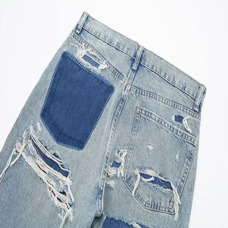 Calças de Ganga Femininas – Largas & Estilosas com Efeito Gradiente
Atualiza o teu look com estas calças de ganga femininas de estilo moderno e urbano!
Com corte largo e confortável, estas calças combinam o visual casua