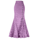 Saia Vintage de Cintura Alta com Babados e Laço – Estilo Inglês Elegante
Eleva o teu estilo com esta saia de cintura alta, delicadamente ajustada para realçar a silhueta com charme e sofisticação. Com babados elegantes