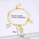 Pulseira Botânica de Cristal com Girassol e Zircónia Estrela
Descubra o encanto natural desta pulseira ajustável, inspirada na beleza dos girassóis e no brilho das estrelas.
Com detalhes delicados em cristal completo e zi