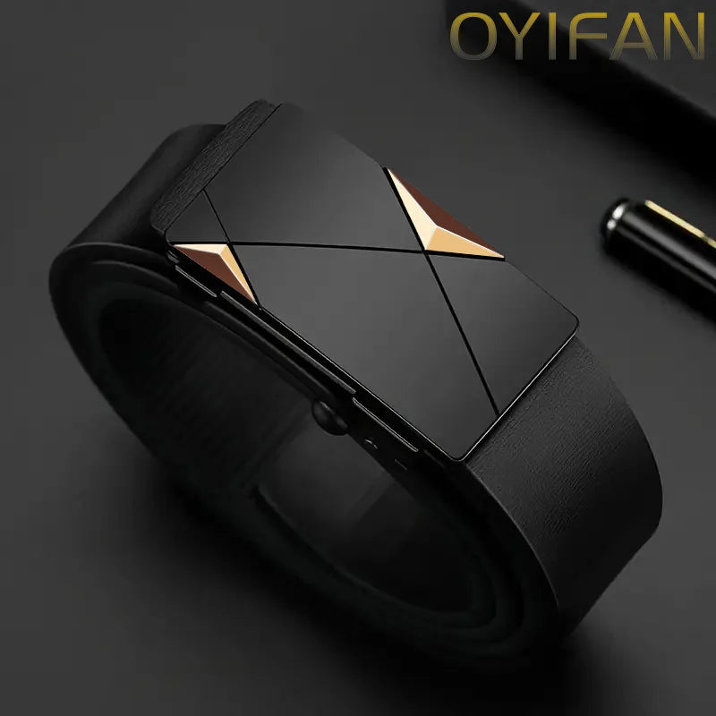 Cintos Masculinos em Couro de Vaca Premium com Fivela Automática – Estilo e Luxo para Todos os Tamanhos

Descubra o conforto e a sofisticação dos nossos cintos de couro genuíno, especialmente desenhados para homens exig