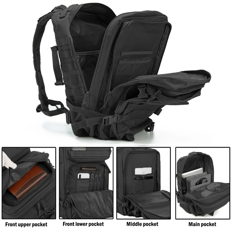 Mochilas Táticas 30/50L para Homem – Bolsa de Viagem e Sobrevivência Outdoor

Descubra a mochila perfeita para todas as suas aventuras! Com capacidade de 30 a 50 litros, esta mochila tática versátil foi desenvolvida par