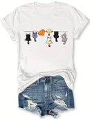 Camiseta Feminina com Estampa de Gato Fofa – Conforto e Estilo no Seu Dia a Dia

Descubra a combinação perfeita entre charme e praticidade com esta blusa casual feminina, confeccionada em tecido stretch de alta qualidade