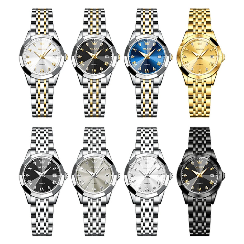 Relógio Feminino OLEVS — Elegância e Brilho em Cada Detalhe
Descubra o charme dos Relógios OLEVS para Mulheres, onde o luxo encontra a sofisticação. Com design em espelho losango, este relógio original de quartzo comb