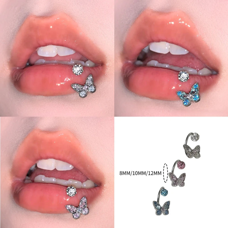 Anel Labial com Borboleta Elegante – Joia Corporal em Titânio Hipoalergénico
Destaque o seu estilo com este anel labial delicado e brilhante, em formato de borboleta, perfeito para quem procura um toque sofisticado e orig