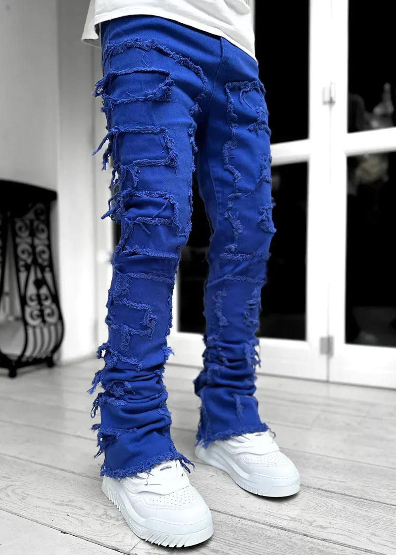 Calças Jeans Slim Fit para Homem — Estilo Urbano com Detalhes Destroyed

Descubra o conforto e o estilo autêntico com estas calças jeans regulares para homem, com corte slim que valoriza a silhueta. Apresentam detalhes m