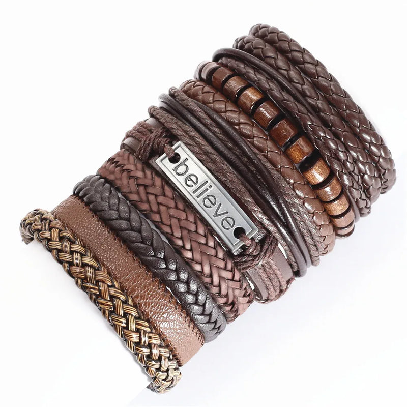 Conjunto de 10 Pulseiras Masculinas em Couro – Estilo Artesanal e Atemporal
Descubra o equilíbrio perfeito entre estilo e autenticidade com este conjunto de 10 pulseiras masculinas em couro entrançado.
Feitas à mão com
