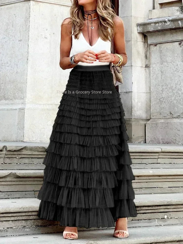Saia Midi Plissada em Tule – Estilo Boho Elegante 2025
Descubra a elegância leve da Saia Midi Plissada em Camadas, perfeita para mulheres que amam unir conforto e estilo.
Com design boho-chic, tecido em tule macio e corte