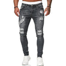 Calças Jeans Skinny Masculinas Streetwear – Lavagem Vintage e Estilo Urbano
Atualiza o teu visual com estas jeans skinny rasgadas, perfeitas para um look street fashion moderno e ousado. Com acabamento em denim sólido, l
