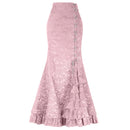 Saia Vintage de Cintura Alta com Babados e Laço – Estilo Inglês Elegante
Eleva o teu estilo com esta saia de cintura alta, delicadamente ajustada para realçar a silhueta com charme e sofisticação. Com babados elegantes