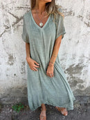 Vestido Feminino em Algodão e Linho – Estilo Casual e Elegante
Um vestido leve, fresco e versátil para os dias de verão.
Confeccionado em tecido natural de algodão e linho, oferece conforto absoluto com um toque de sofi