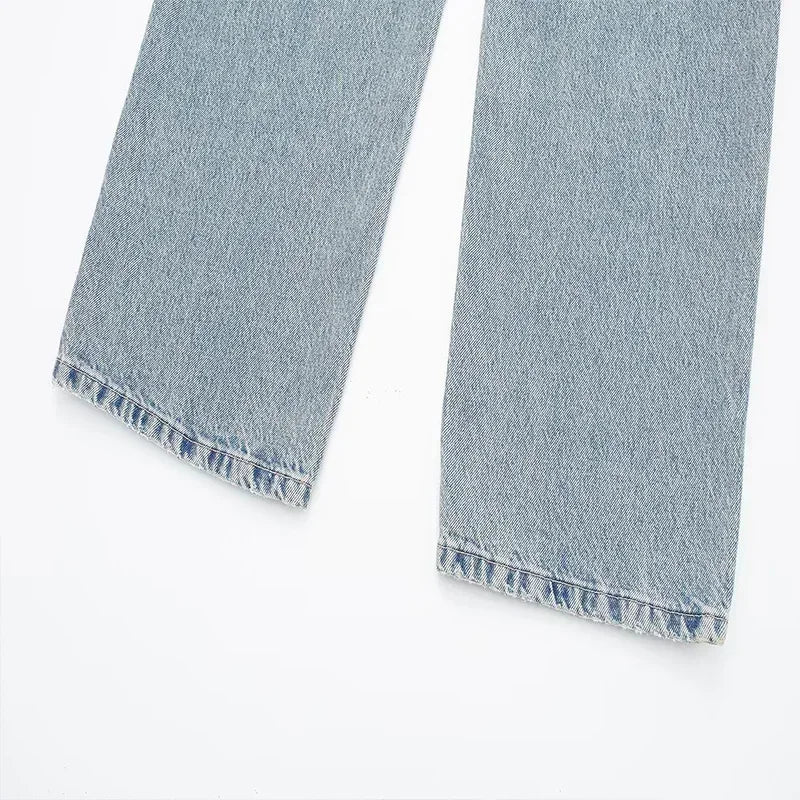 Calças de Ganga Femininas – Largas & Estilosas com Efeito Gradiente
Atualiza o teu look com estas calças de ganga femininas de estilo moderno e urbano!
Com corte largo e confortável, estas calças combinam o visual casua