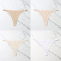 Pack com 4 Calcinhas Sexy em Seda Gelada – Estilo Tanga sem Costuras
Sinta o conforto e a sensualidade todos os dias com este conjunto de 4 calcinhas ultra suaves. Feitas em seda gelada de alta qualidade, estas tangas ofer