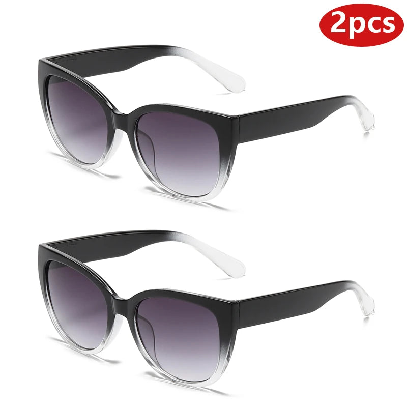 Óculos de Sol Estilo Gatinho Retrô – Design Elegante e Proteção UV400
Destaque-se com este modelo de óculos de sol com armação gatinho retrô, ideal para mulheres modernas e com atitude. Com lentes em gradiente, pern