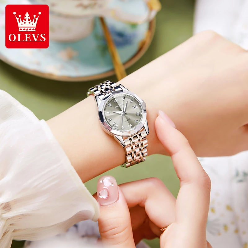 Relógio Feminino OLEVS — Elegância e Brilho em Cada Detalhe
Descubra o charme dos Relógios OLEVS para Mulheres, onde o luxo encontra a sofisticação. Com design em espelho losango, este relógio original de quartzo comb