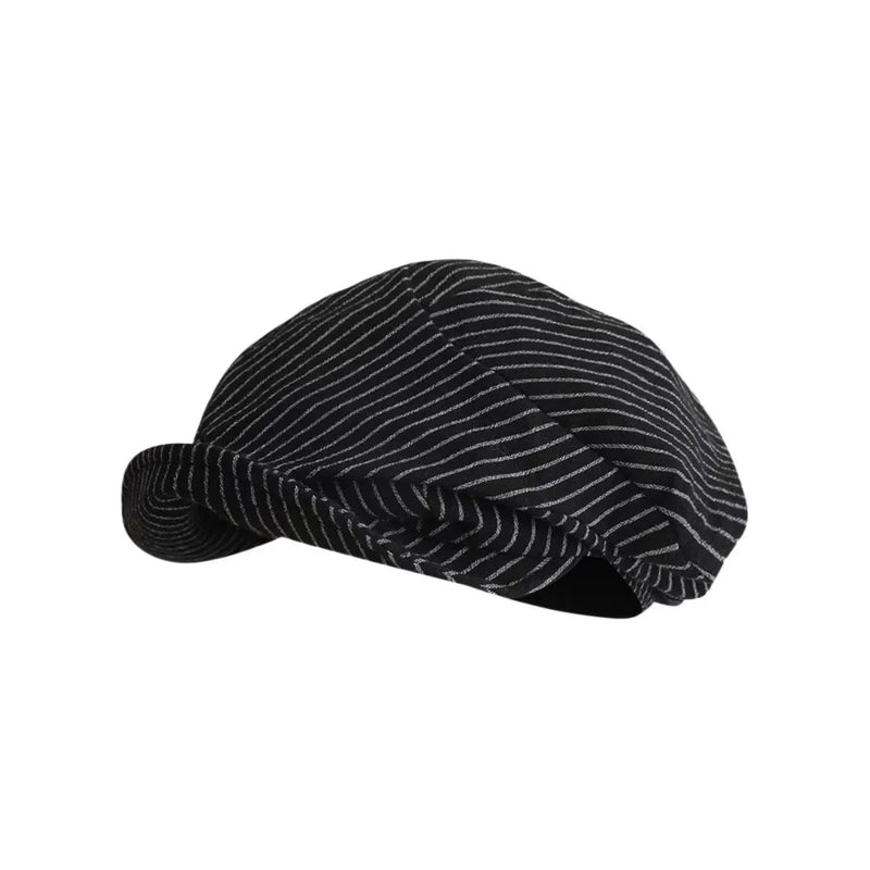 Boina Octogonal Casual em Algodão e Linho – Estilo Y2K Britânico
Adiciona um toque de elegância retro ao teu visual com esta boina listrada octogonal, inspirada no clássico estilo britânico de jornalista e pintor. Fabr