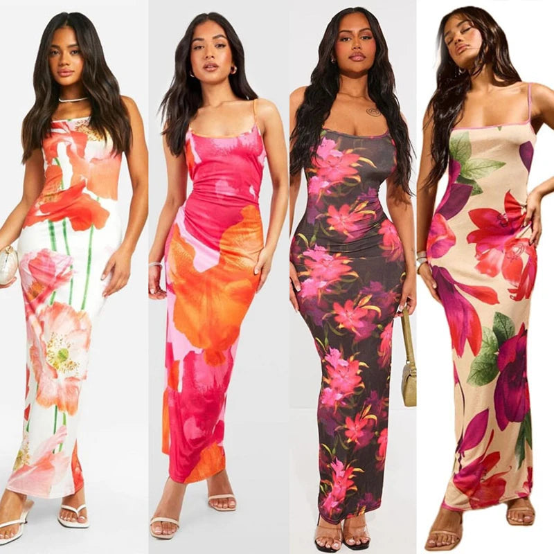 Vestido Longo Floral Estilo Fada – Slim, Sexy e Leve para o Verão Y2K
Encante-se com este vestido longo floral estilo fada, perfeito para os dias quentes de verão. Com alças finas, corte slim que valoriza a silhueta e te