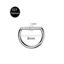 Piercing em Titânio G23 – Argola com Fecho Segmentado e Zircónia CZ (16G)
Versátil e elegante, este piercing é ideal para nariz, cartilagem da orelha, trágus, hélice e daith. Fabricado em titânio cirúrgico G23 — r