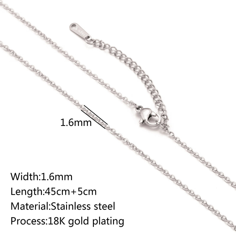 Colar em Aço Inoxidável Dourado 18K – Corrente Ajustável com Design Cruz, Cubana ou Ripple (5 unidades)
Eleve o estilo com este conjunto de colares premium em aço inoxidável, com revestimento PVD em dourado 18K, que ga