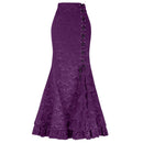 Saia Vintage de Cintura Alta com Babados e Laço – Estilo Inglês Elegante
Eleva o teu estilo com esta saia de cintura alta, delicadamente ajustada para realçar a silhueta com charme e sofisticação. Com babados elegantes