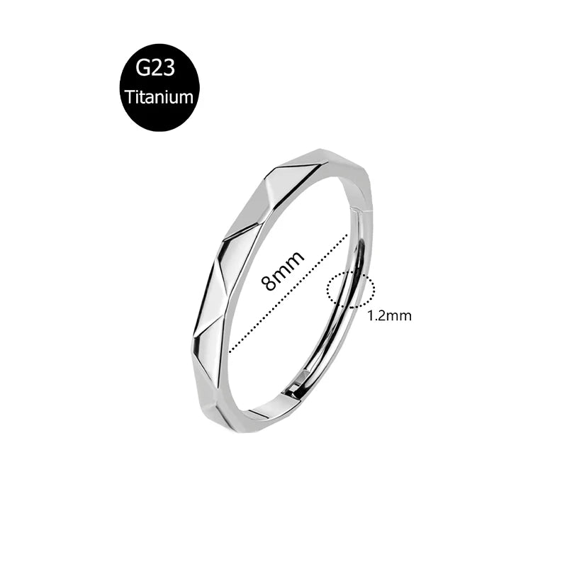 Piercing em Titânio G23 – Argola com Fecho Segmentado e Zircónia CZ (16G)
Versátil e elegante, este piercing é ideal para nariz, cartilagem da orelha, trágus, hélice e daith. Fabricado em titânio cirúrgico G23 — r