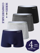 Pack de 4 Boxers Masculinos – Conforto Premium e Estilo Moderno
Descobre o equilíbrio perfeito entre conforto e elegância com este pack de 4 cuecas tipo boxer. Feitas com tecido macio, respirável e ultra elástico, ofere