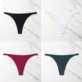 Pack com 4 Calcinhas Sexy em Seda Gelada – Estilo Tanga sem Costuras
Sinta o conforto e a sensualidade todos os dias com este conjunto de 4 calcinhas ultra suaves. Feitas em seda gelada de alta qualidade, estas tangas ofer