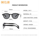 Óculos de Sol O-Q CLUB Retrô Redondo – Estilo Vintage Unissexo com Proteção UV400
Descubra o equilíbrio perfeito entre estilo e proteção com os Óculos de Sol O-Q CLUB. Com um design retrô redondo e acabamento sofis